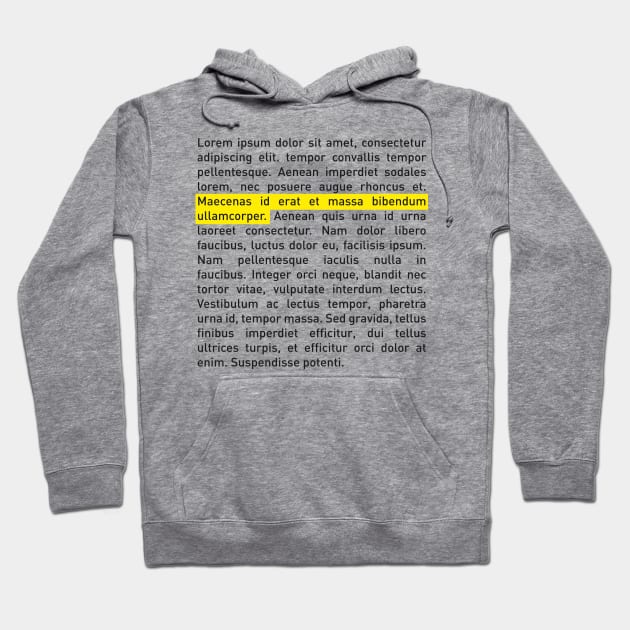 Lorem ipsum Hoodie by LuksTEES